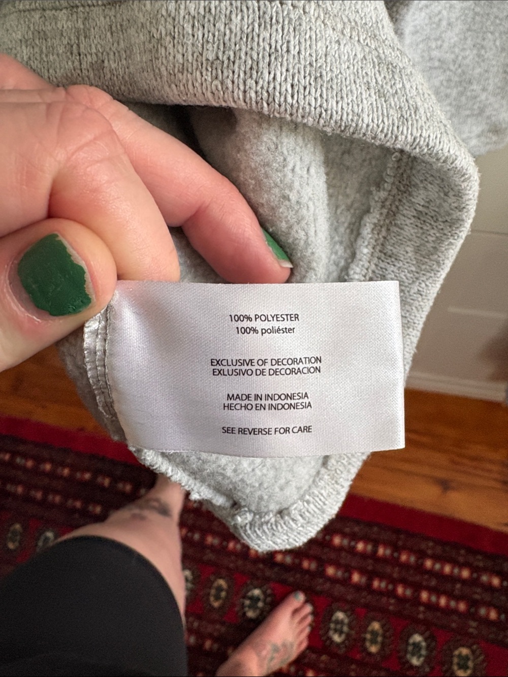 Eddie Bauer half zip fleece lined sweater pull over - Picture 3 of 8